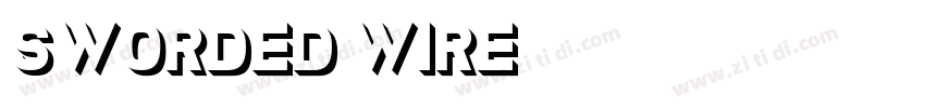 Sworded Wire字体转换